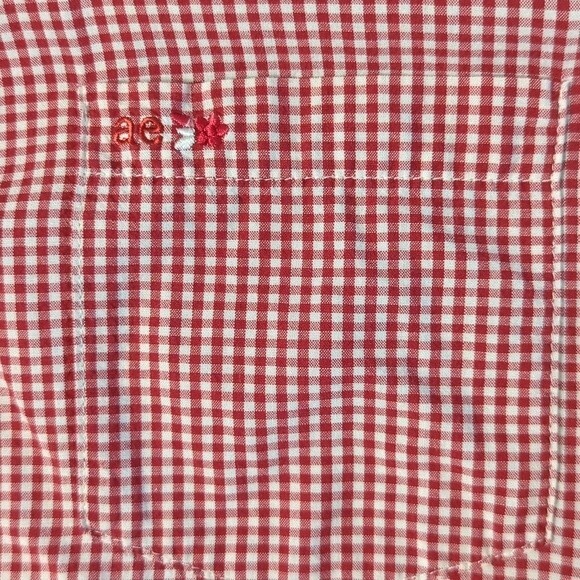 American Eagle Outfitters checkered red and white blouse size XL - Picture 9 of 9